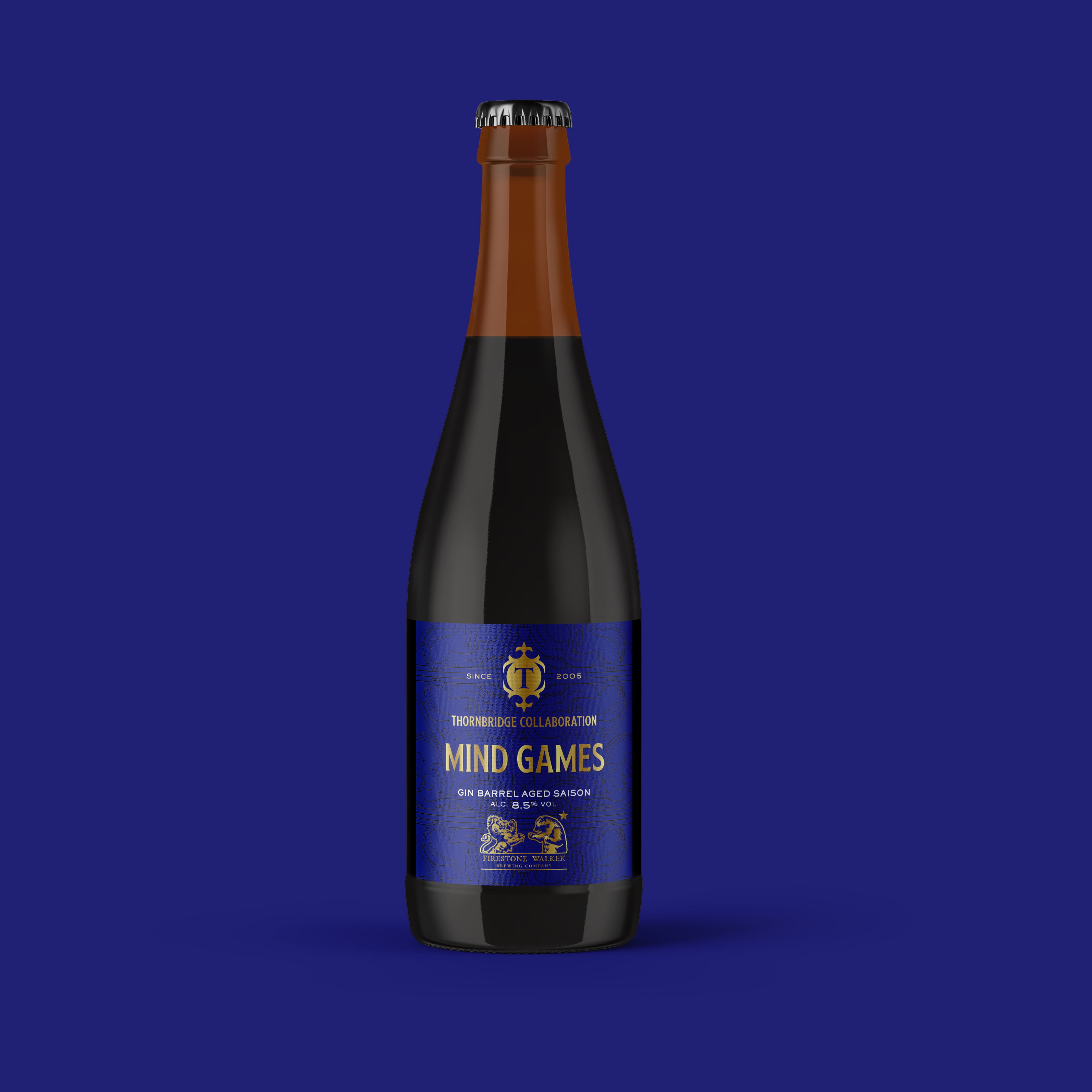 Mind Games Classic Saison-style Beer  Abv 8.5% 375ml Bottle