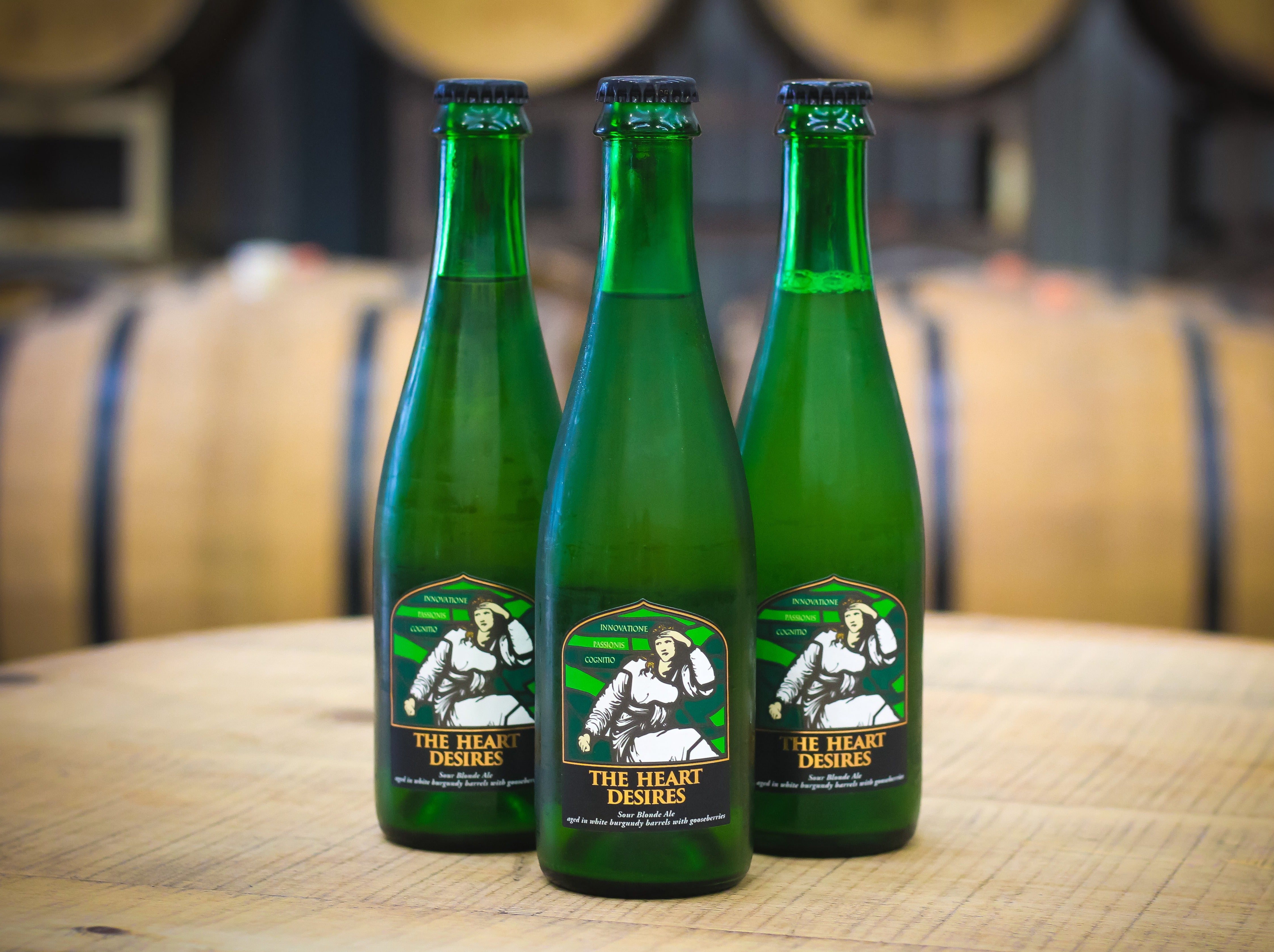 The Heart Desires 6.5% Barrel Aged Sour Blonde Ale - Case Of 3x375ml