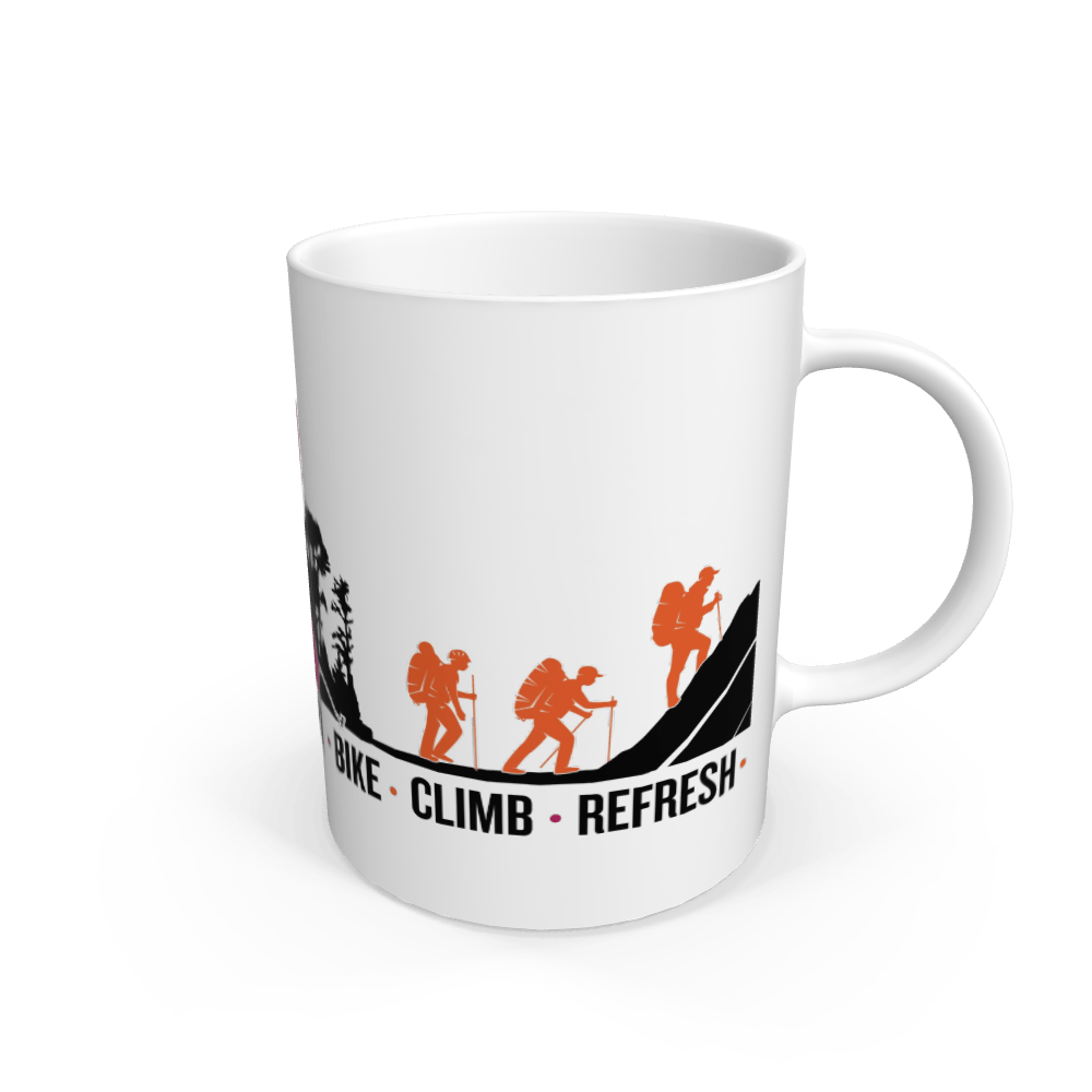Thornbridge Hike, Bike, Climb, Refresh Mug