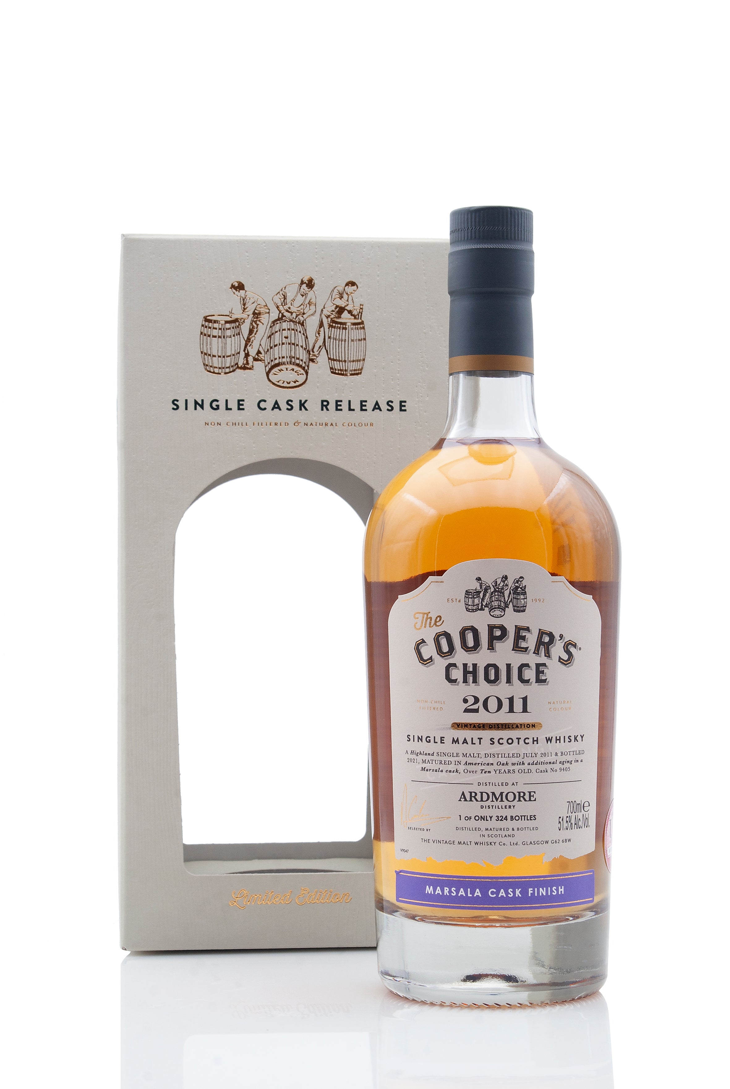 Ardmore 10 Year Old - 2011  Cask 9405  The Coopers Choice