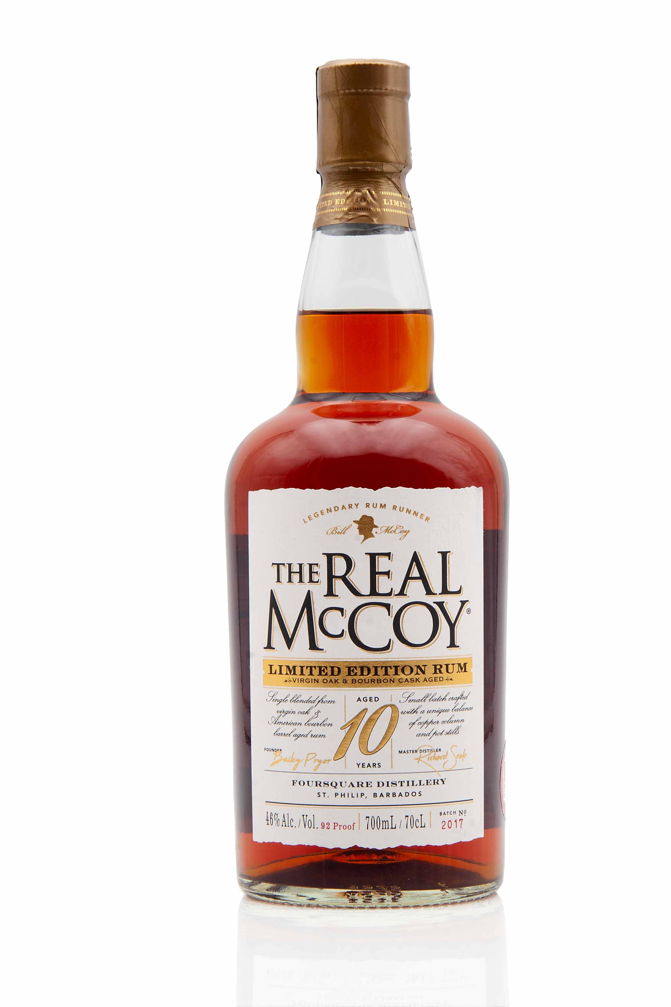 The Real Mccoy 10 Year Old Rum Virgin Oak
