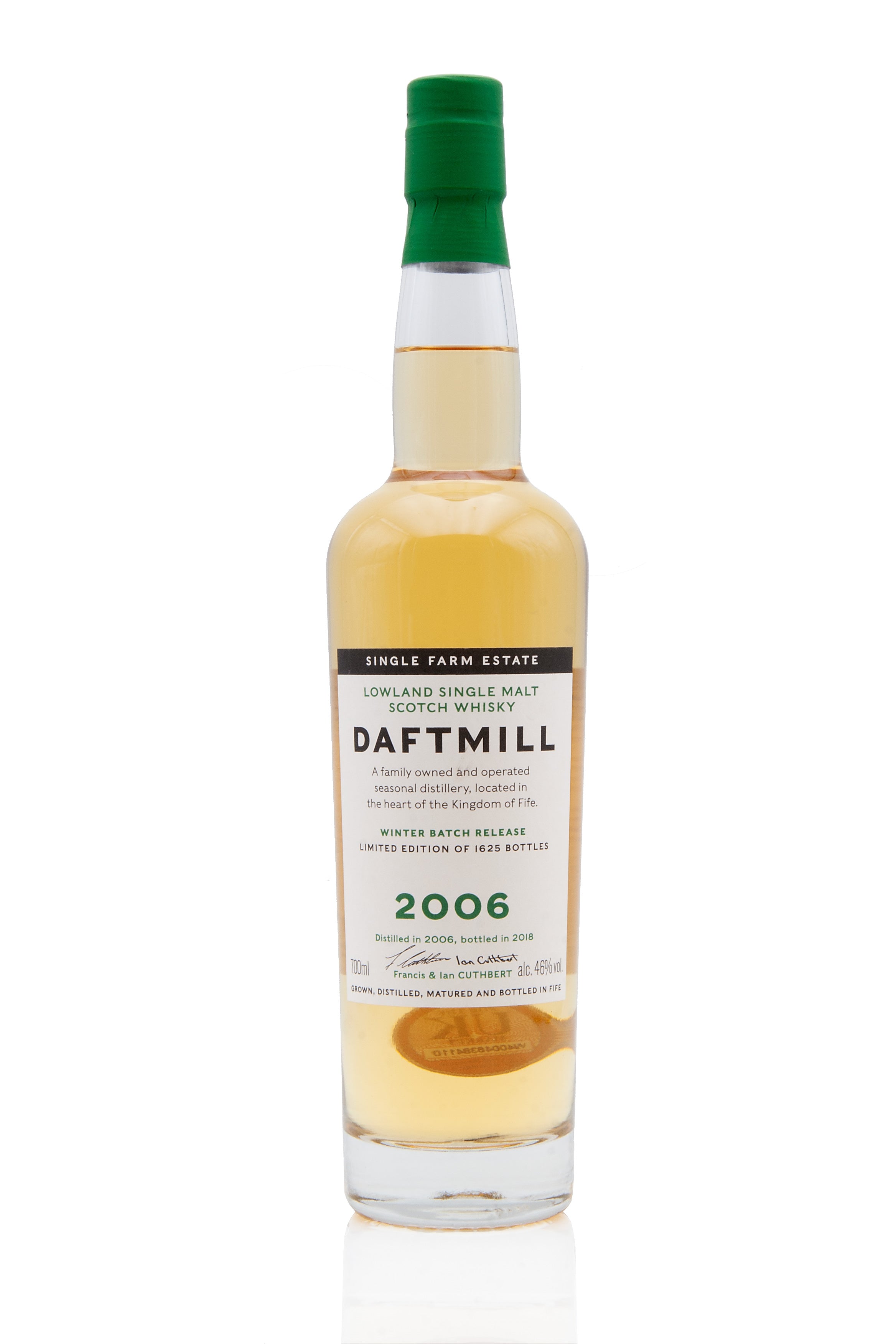 Daftmill 2006 Winter Batch Release  Bottled 2018