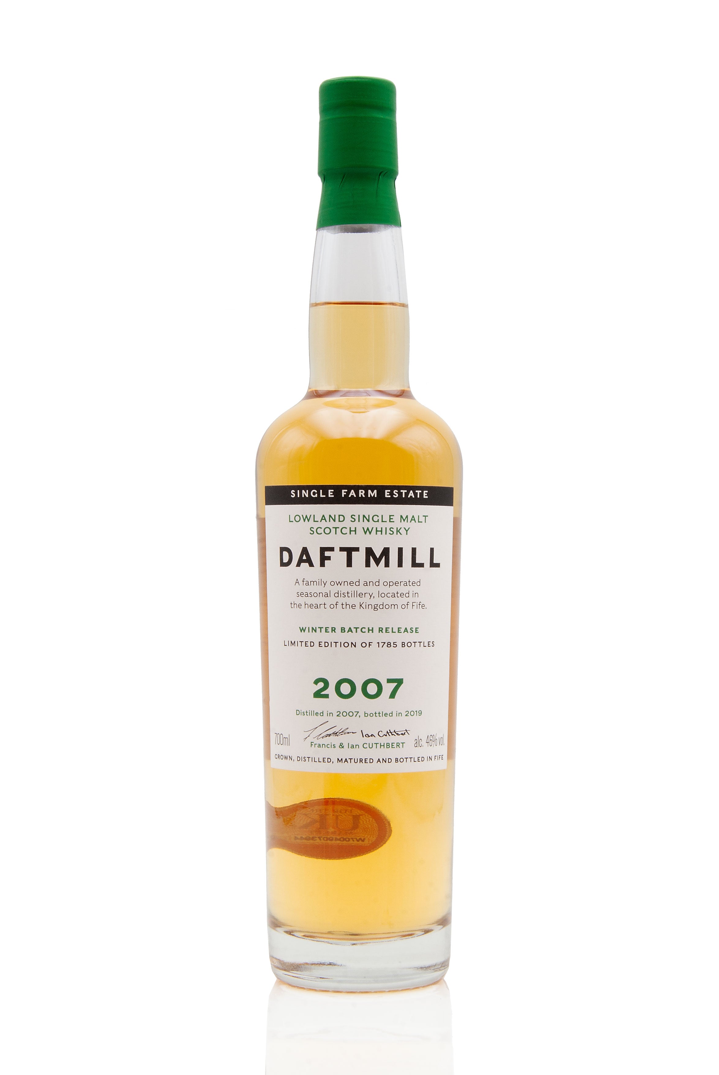 Daftmill 2007 Winter Batch Release  Bottled 2019
