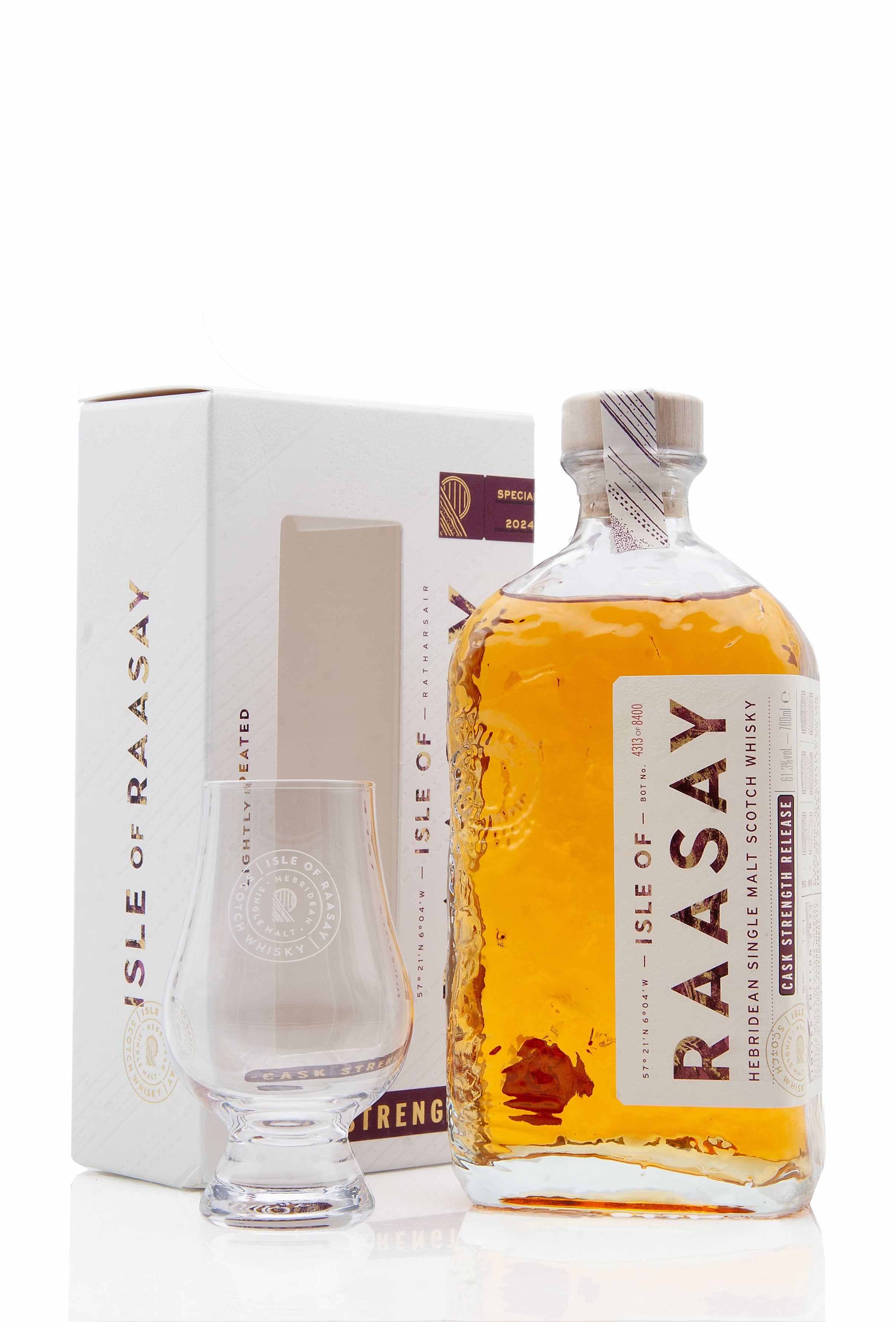 Isle Of Raasay Cask Strength 2024 Release (+ Branded Tasting Glass)