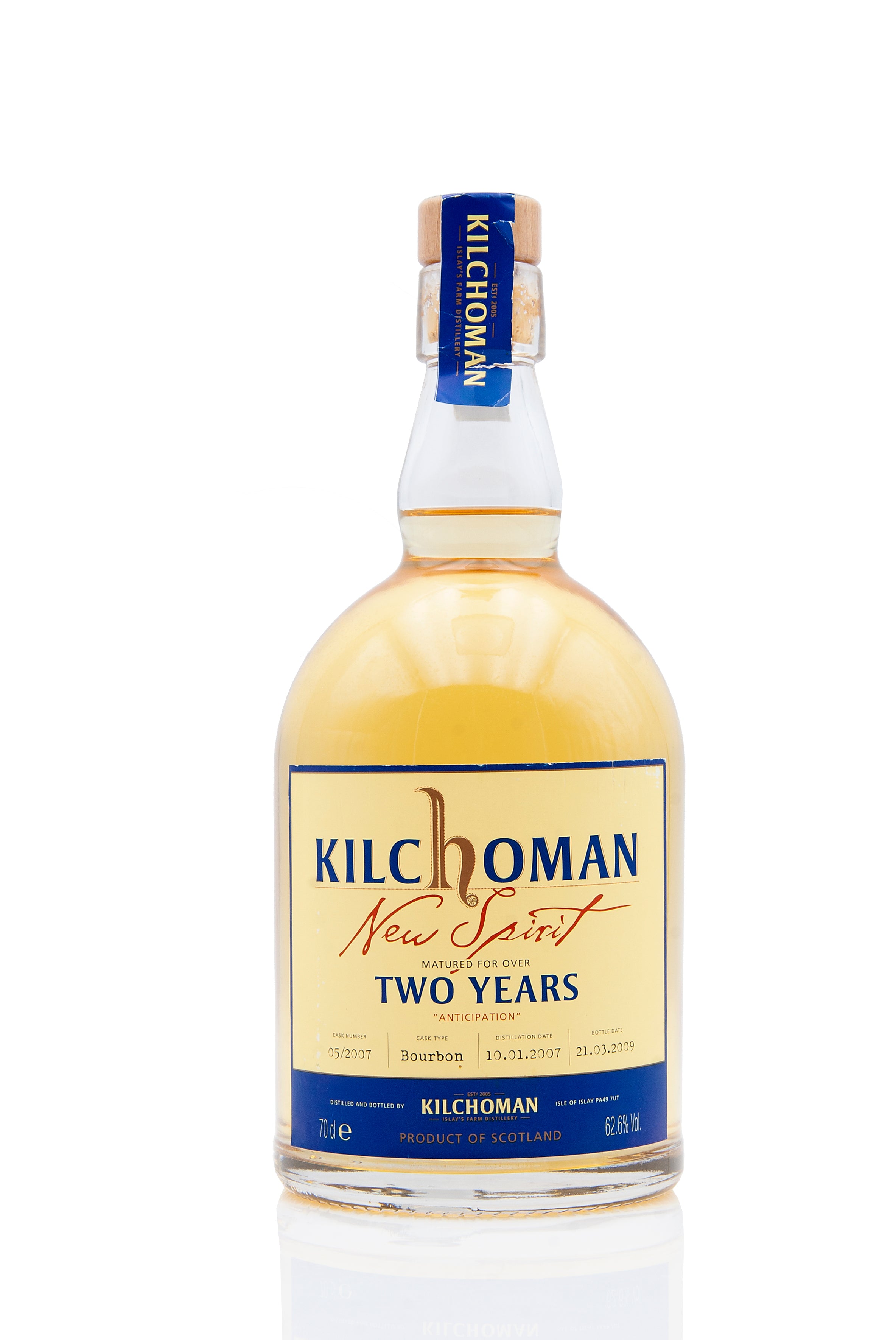 Kilchoman anticipation Cask 05/2007 - 62.6%