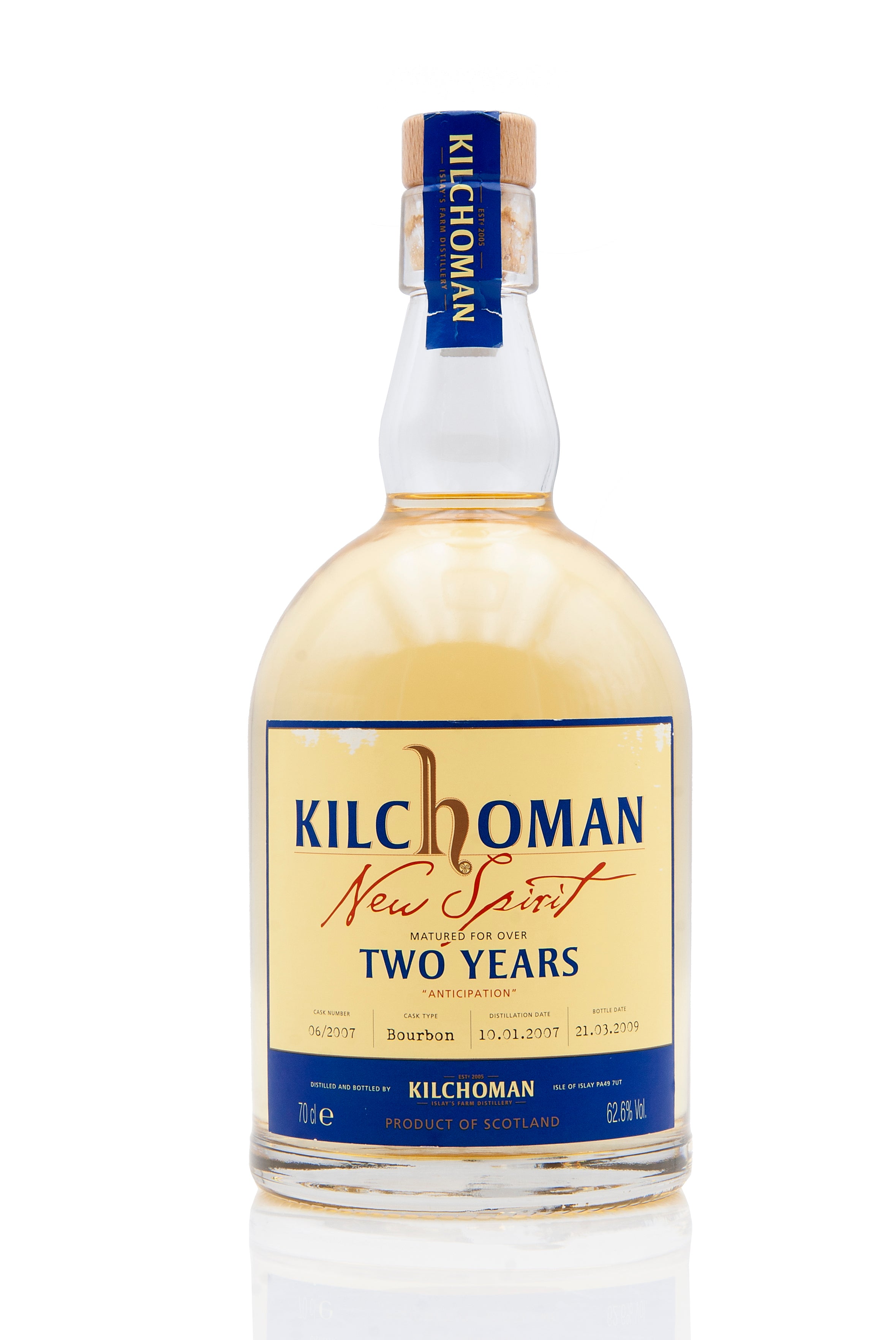 Kilchoman anticipation Cask 06/2007 - 62.6%