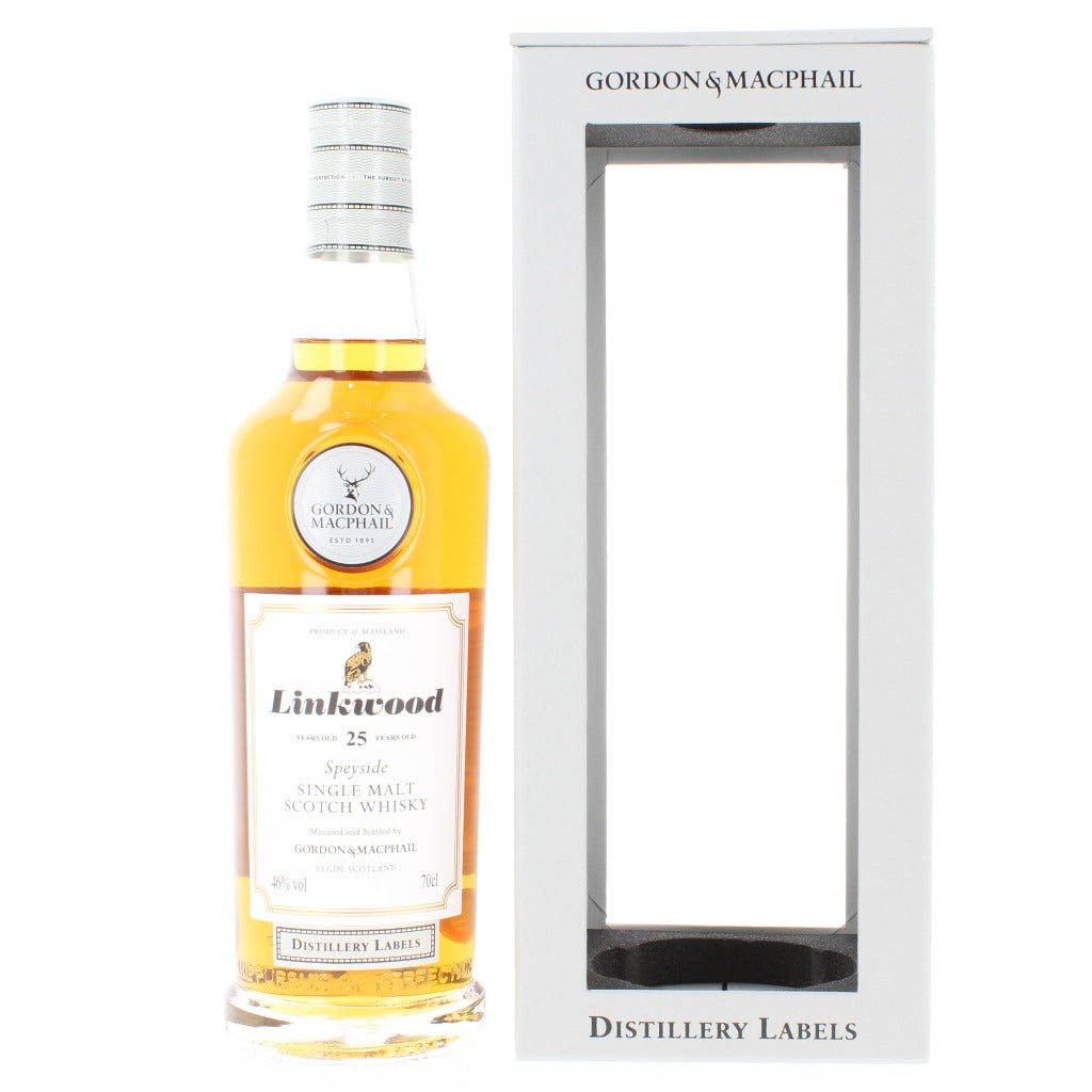 Linkwood 25 Year Old Distillery Label GordonandMacphail Single Malt Scotch Whisky - 70cl 46%