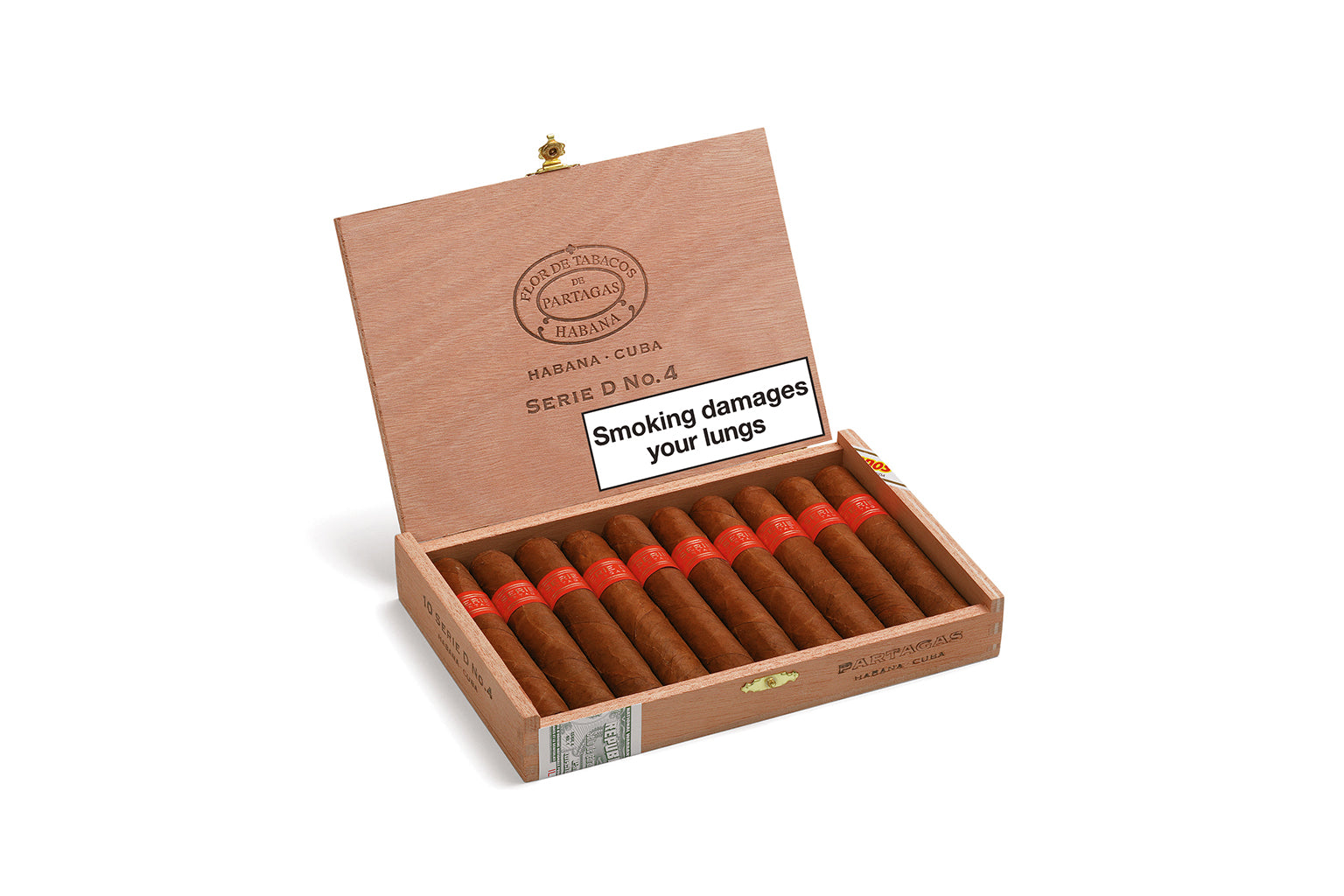 Partagas Serie D No 4 Box Of 10 Cuban Cigars