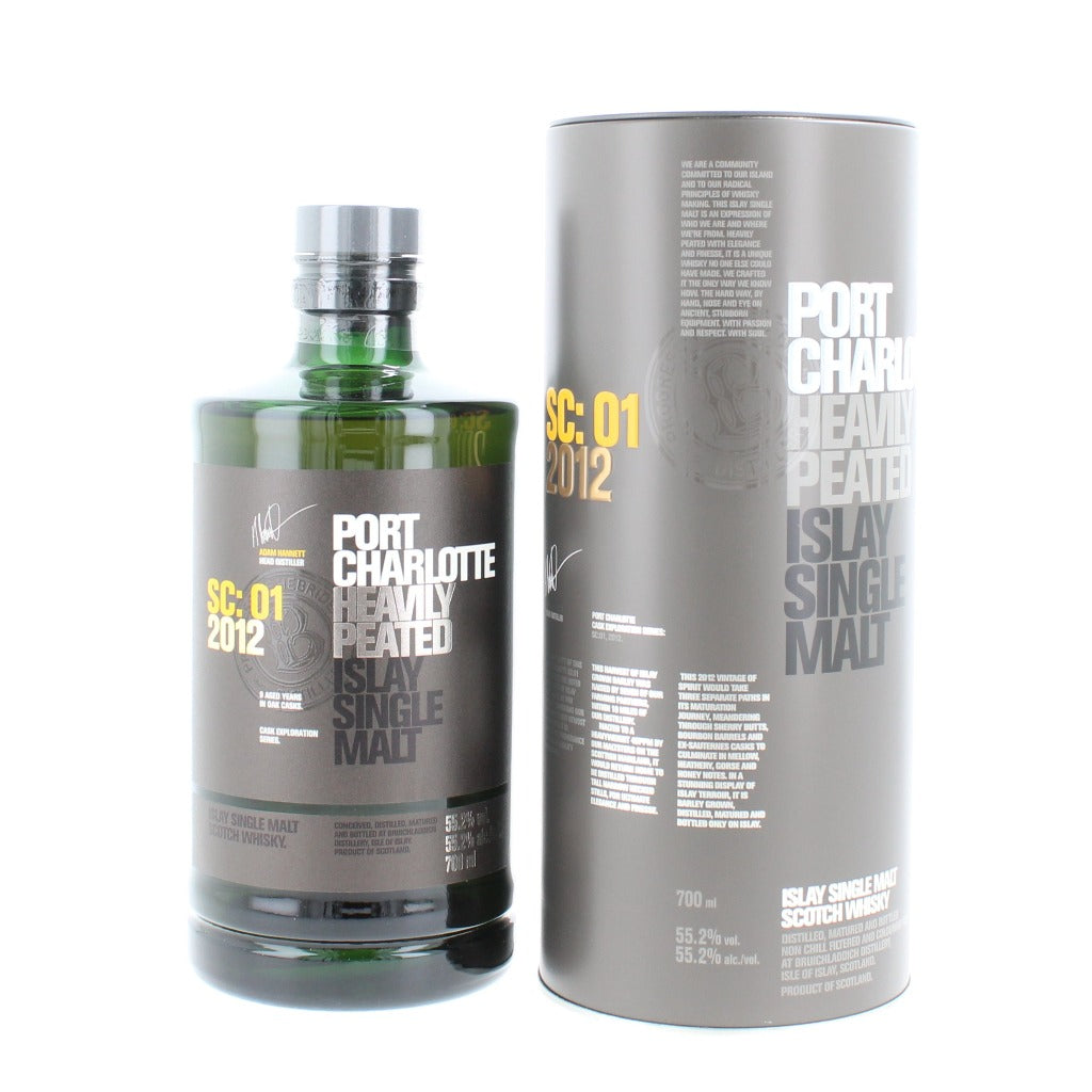 Port Charlotte Sc:01 2012 Single Malt Scotch Whisky - 70cl 55.2%