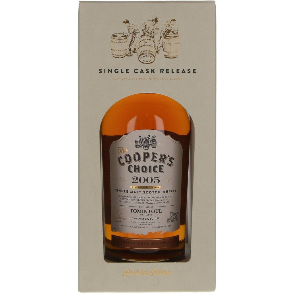 Tomintoul 13 Year Old 2005 Cask 10 The Coopers Choice - 70cl 55.5%