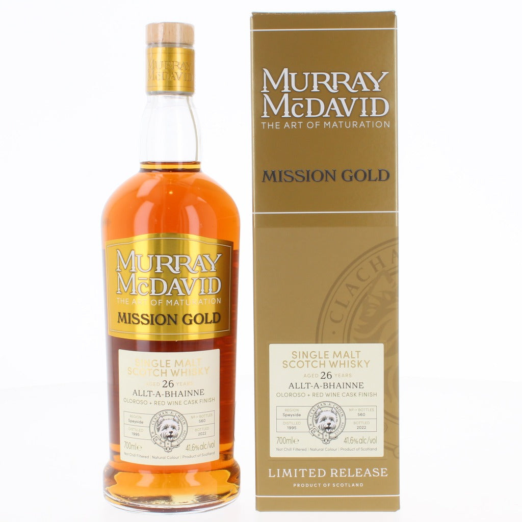 Allt A Bhainne 26 Year Old Mission Gold Murray Mcdavid Single Malt Scotch Whisky - 70cl 41.6%