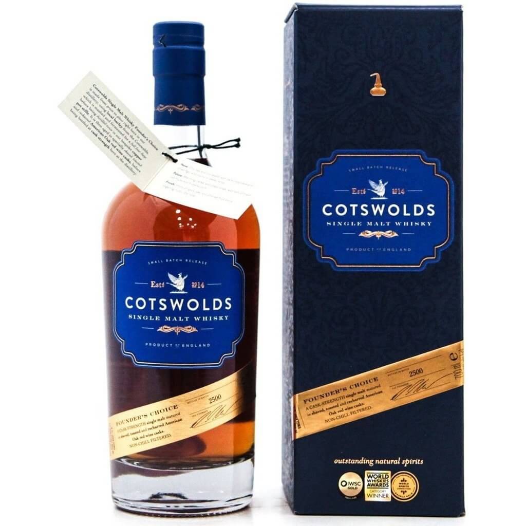 Cotswolds Founders Choice Whisky 2019 - 70cl 60.5%